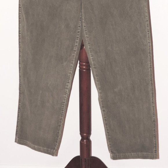 Eddie Bauer gray corduroy pants - Picture 2 of 7